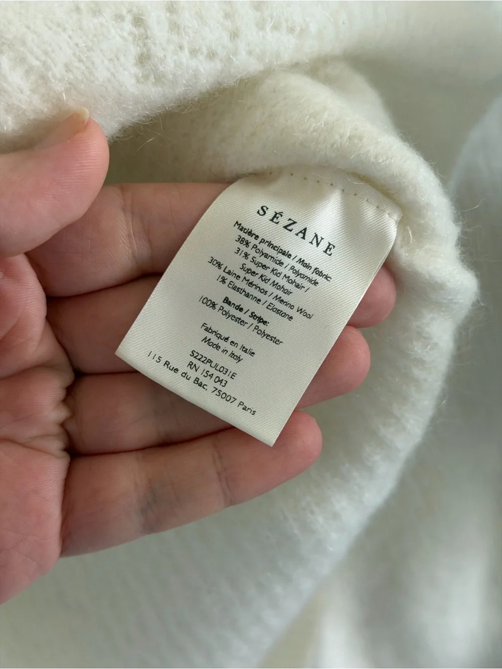 Sézane soft ivory